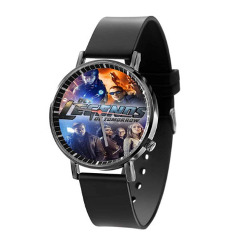DC s Legends of Tomorrow Superheroes Black Quartz Watch Unisex With Premium Gift Box