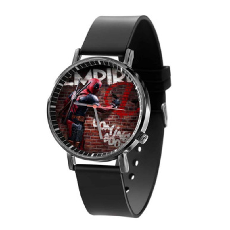 Deadpool Empire Black Quartz Watch Unisex With Premium Gift Box