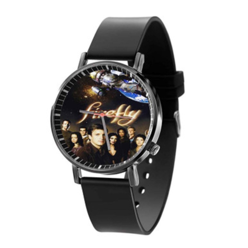 Firefly Art Unisex Black Quartz Watch With Premium Gift Box