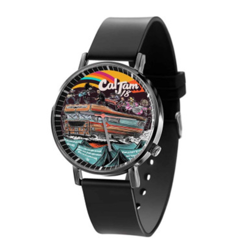 Foo Fighters Arts Black Quartz Watch With Premium Gift Box for Unisex