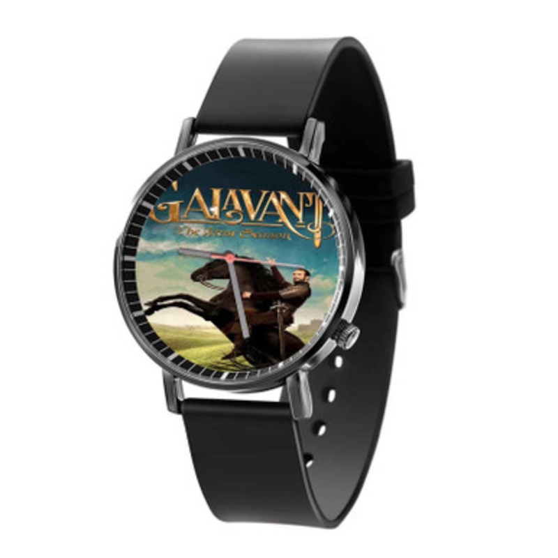 Galavant Black Quartz Watch Unisex With Premium Gift Box