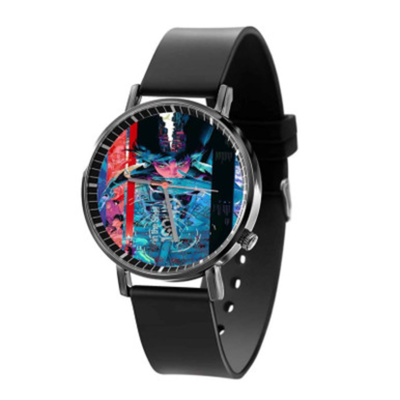 Ghost in the Shell Arts Unisex Black Quartz Watch With Premium Gift Box