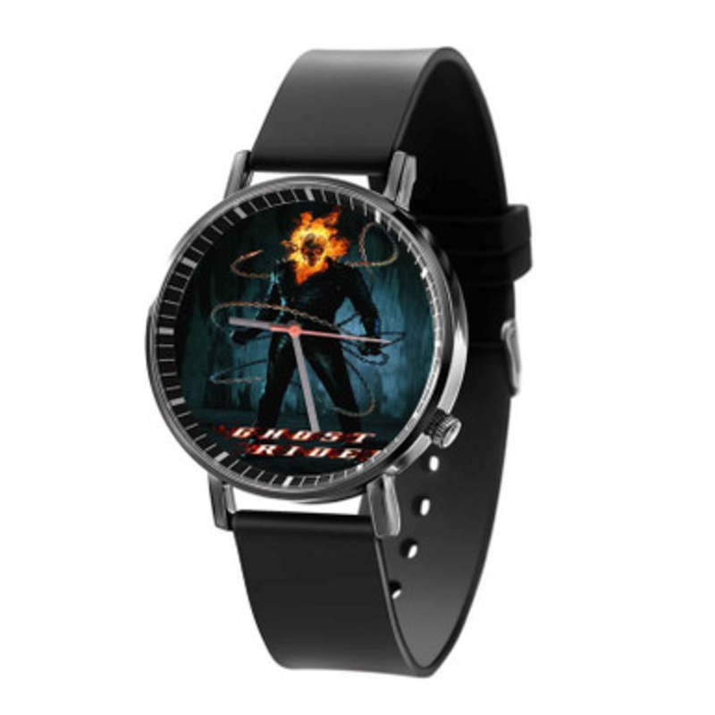Ghost Rider Black Quartz Watch Unisex With Premium Gift Box