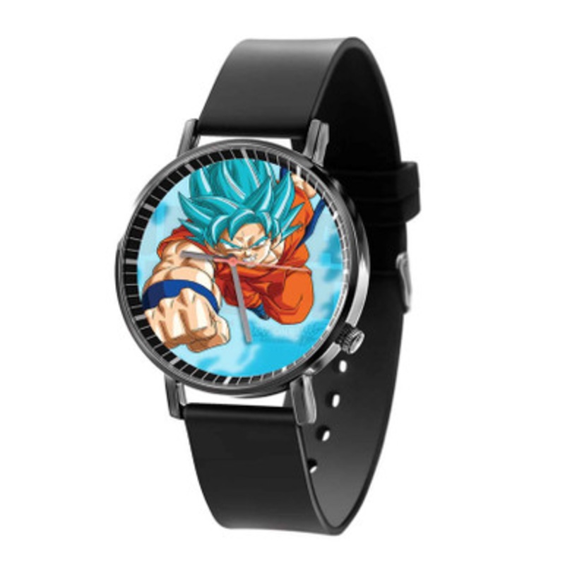 Goku Super Saiyan Blue Black Quartz Watch Unisex With Premium Gift Box