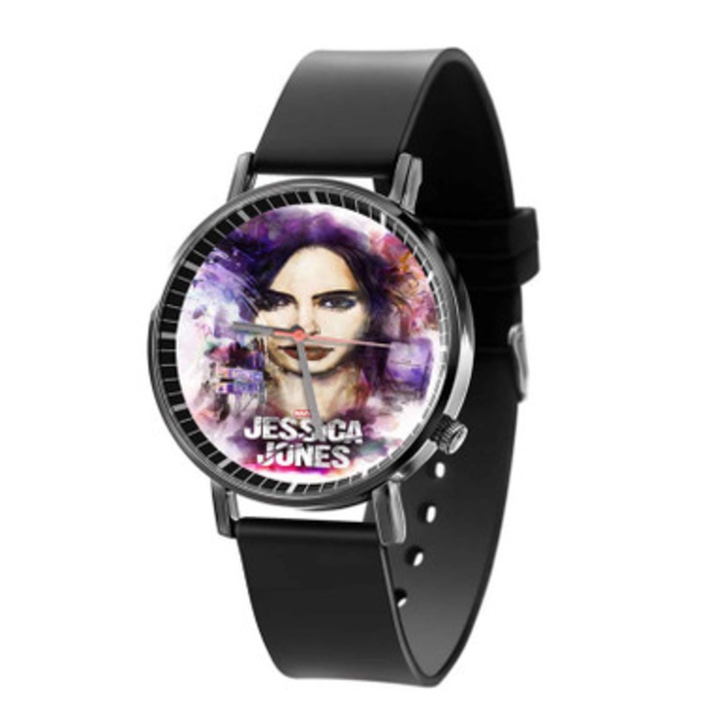 Jessica Jones Krysten Ritter Black Quartz Watch Unisex With Premium Gift Box