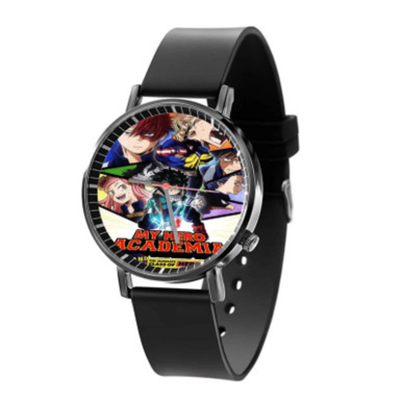 My HEro Academia 2 Black Quartz Watch With Premium Gift Box for Unisex
