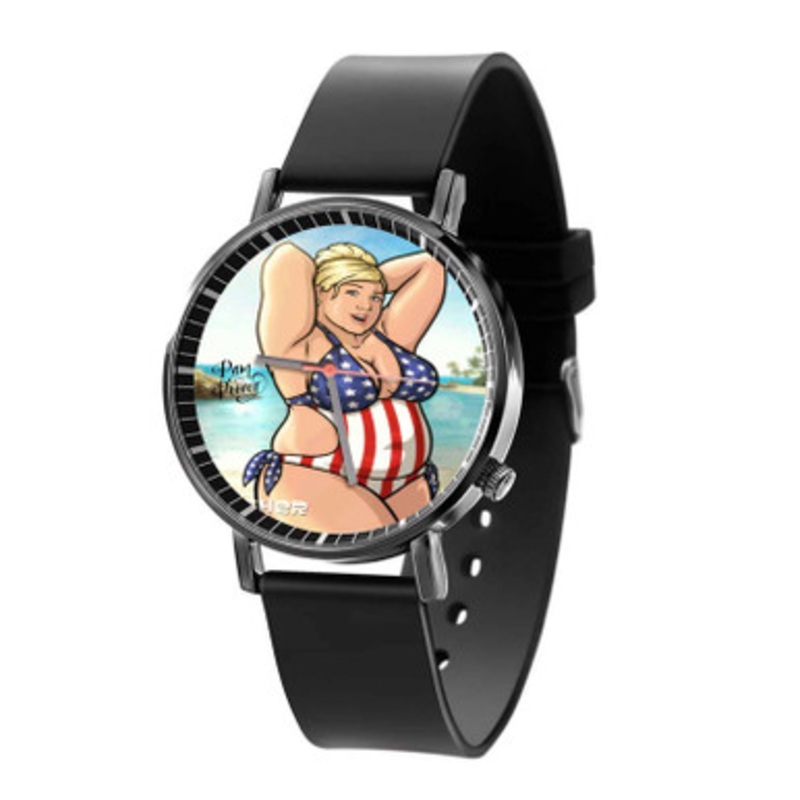 Pam Poovey Archer Unisex Black Quartz Watch With Premium Gift Box