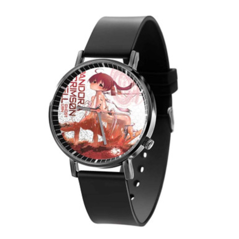 Pandora in the Crimson Shell Ghost Urn Unisex Black Quartz Watch With Premium Gift Box