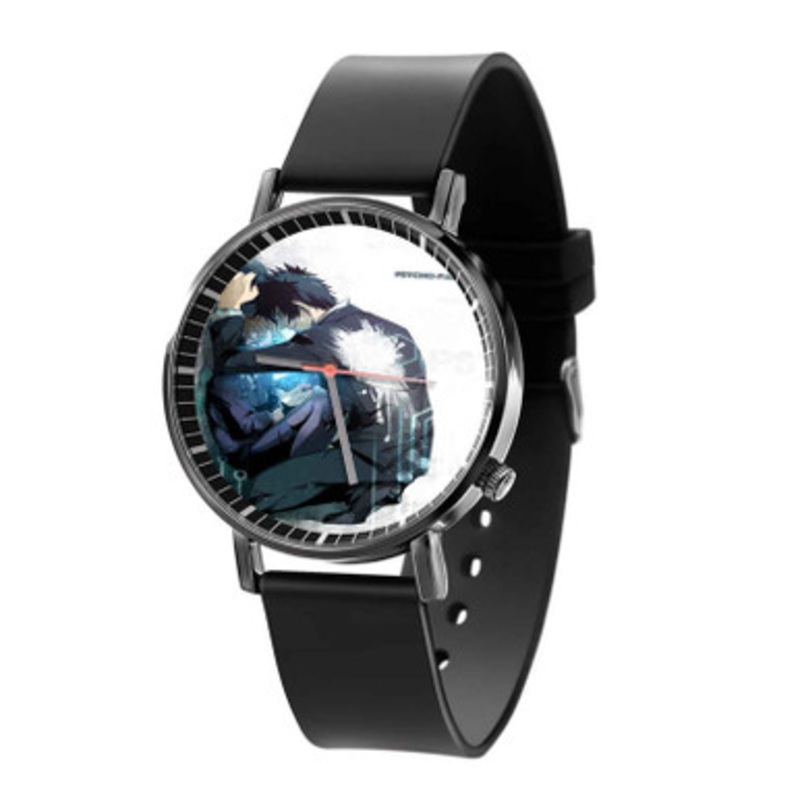 Psycho Pass Shinya and Akane Black Quartz Watch Unisex With Premium Gift Box