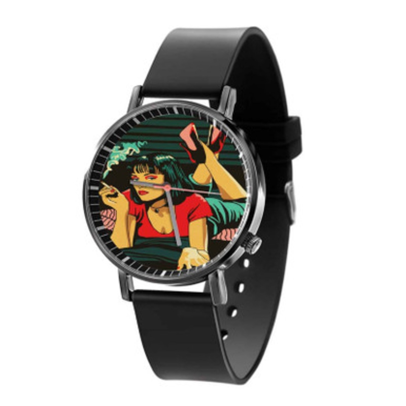 Pulp Fiction Great Unisex Black Quartz Watch With Premium Gift Box