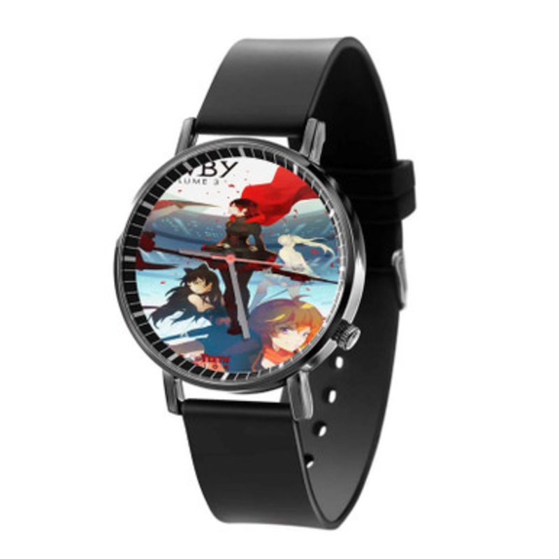 RWBY Vol 3 Black Quartz Watch Unisex With Premium Gift Box