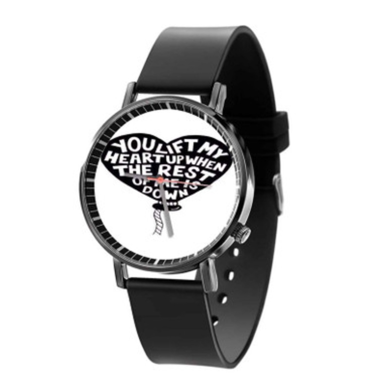 Sam Smith Latch Quotes Black Quartz Watch Unisex With Premium Gift Box