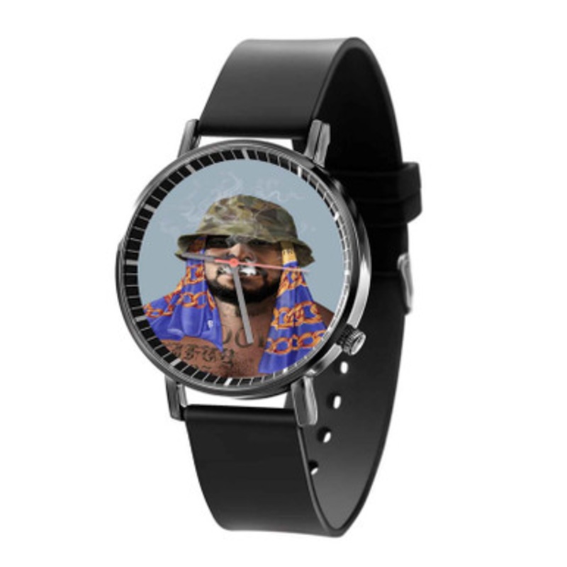 Schoolboy Q Black Quartz Watch Unisex With Premium Gift Box