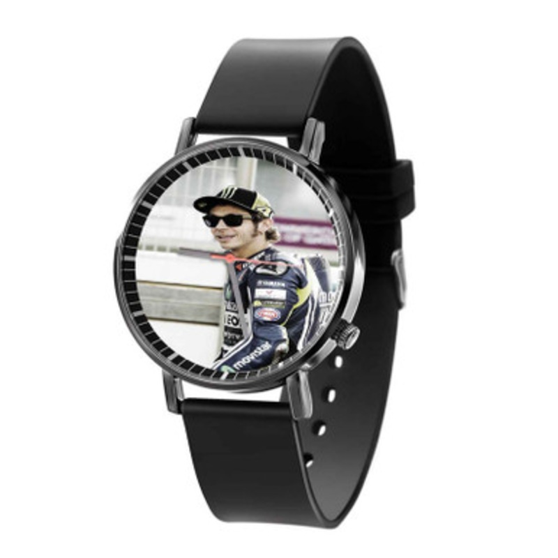 Valentino Rossi Moto GP Black Quartz Watch Unisex With Premium Gift Box