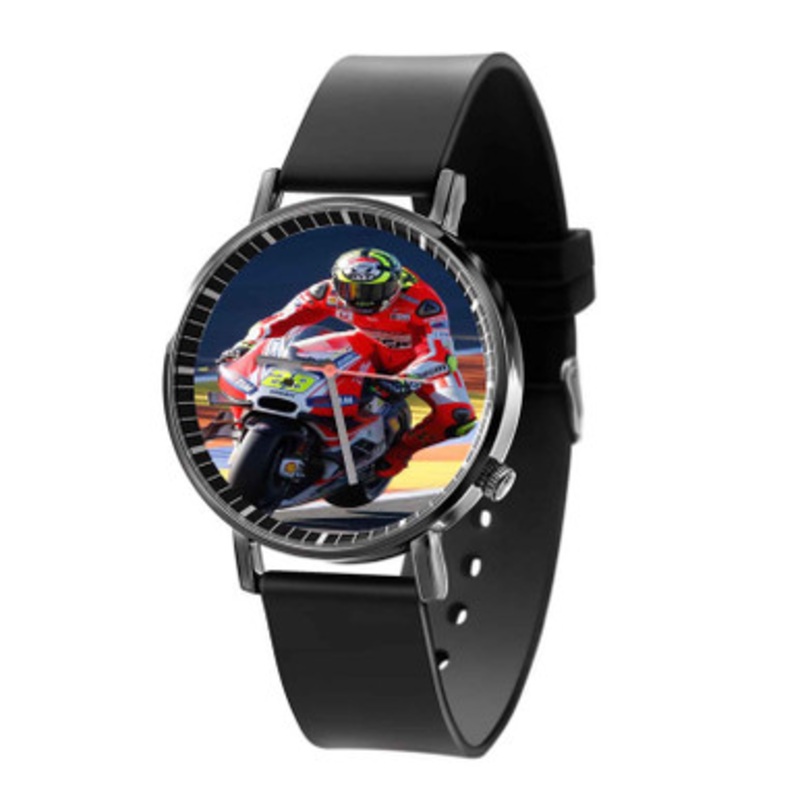 Andrea Iannone Unisex Black Quartz Watch With Premium Gift Box