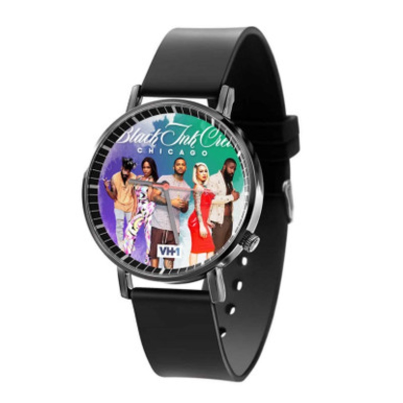 Black Ink Crew Chicago Unisex Quartz Watch With Premium Gift Box