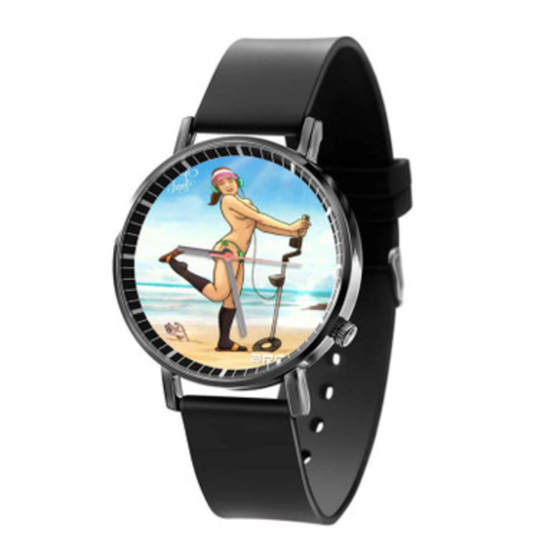 Cheryl Tunt Archer Unisex Black Quartz Watch With Premium Gift Box