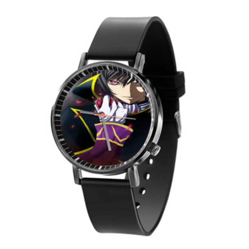 Code Geass Lelouch Unisex Black Quartz Watch With Premium Gift Box