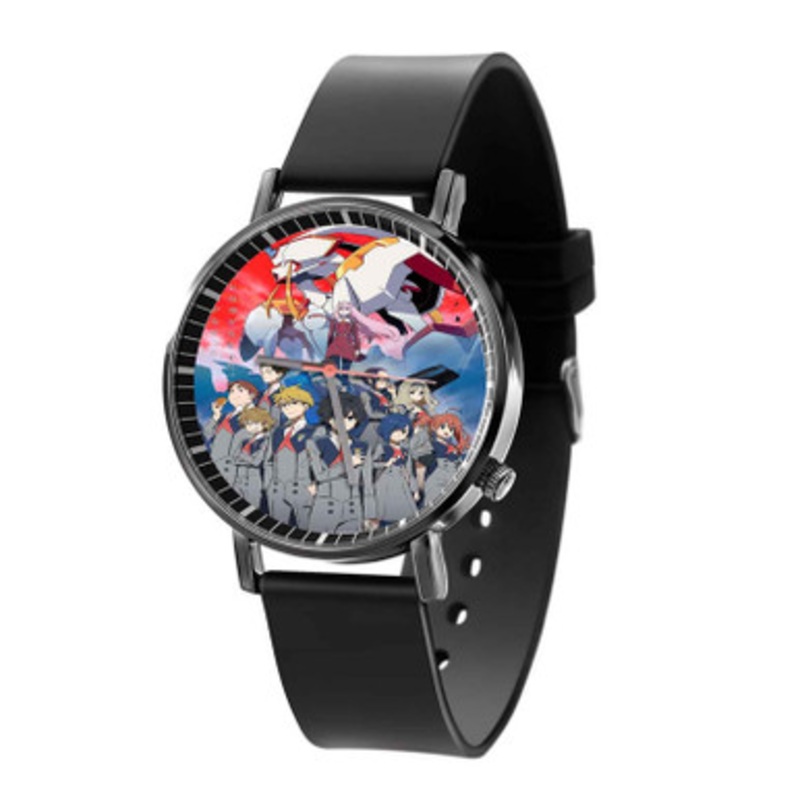 Darling in the Franxx Anime Black Quartz Watch Unisex With Premium Gift Box
