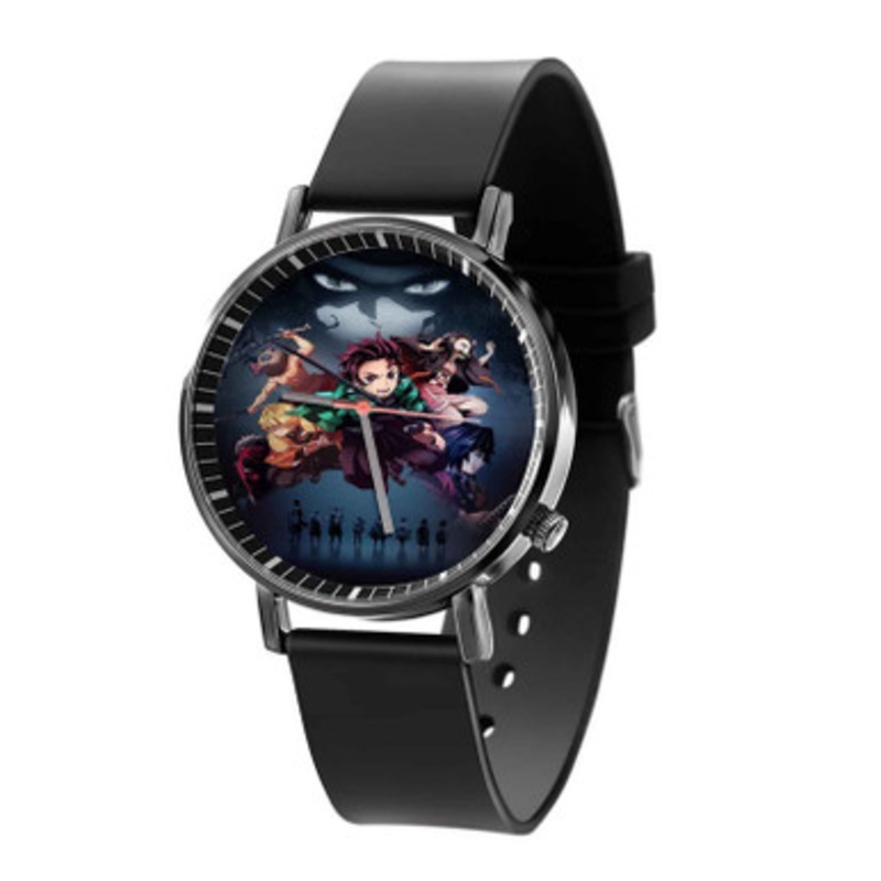 Demon Slayer Kimetsu no Yaiba Black Quartz Watch Unisex With Premium Gift Box