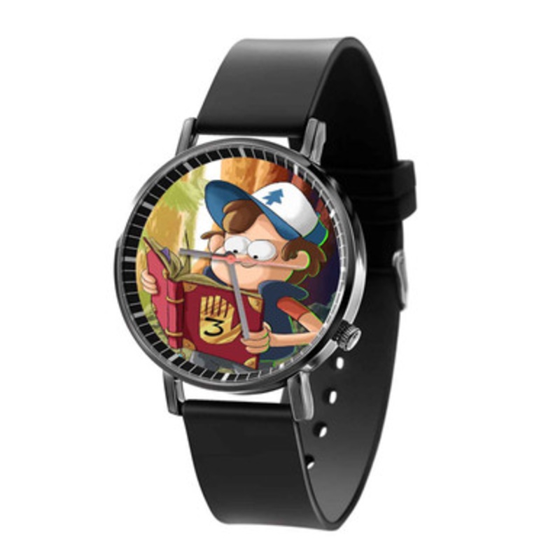 Dipper Pines Gravity Falls Unisex Black Quartz Watch With Premium Gift Box