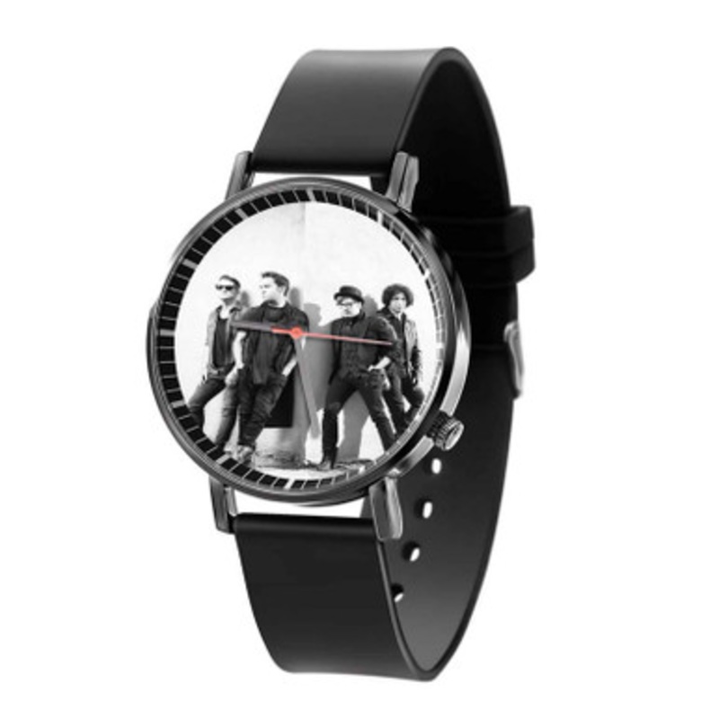Fall Out Boy Black and White Unisex Black Quartz Watch With Premium Gift Box