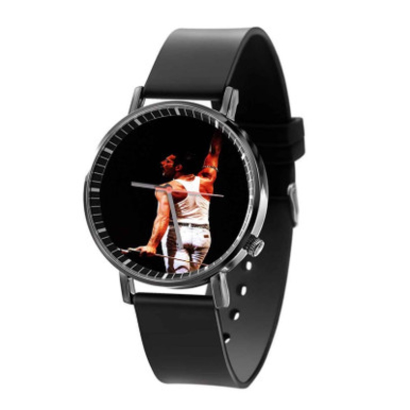 Freddie Mercury Queen Black Quartz Watch Unisex With Premium Gift Box