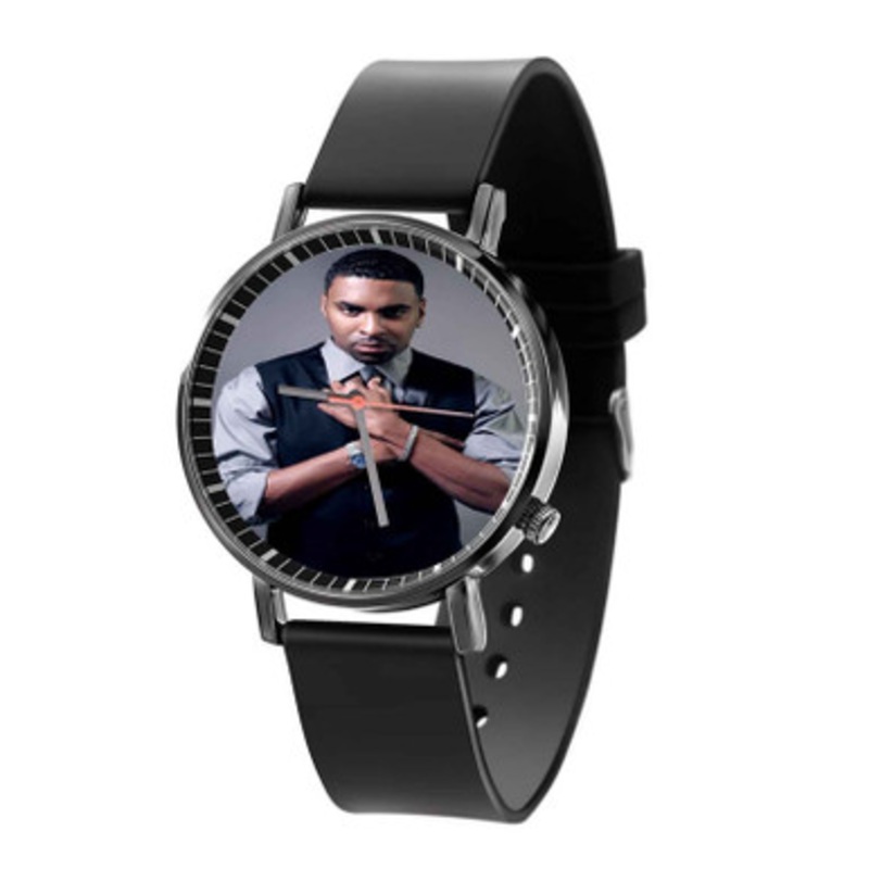 Ginuwine Black Quartz Watch With Premium Gift Box for Unisex