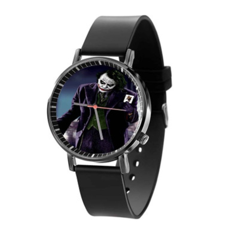 Joker The Dark Knight Black Quartz Watch Unisex With Premium Gift Box