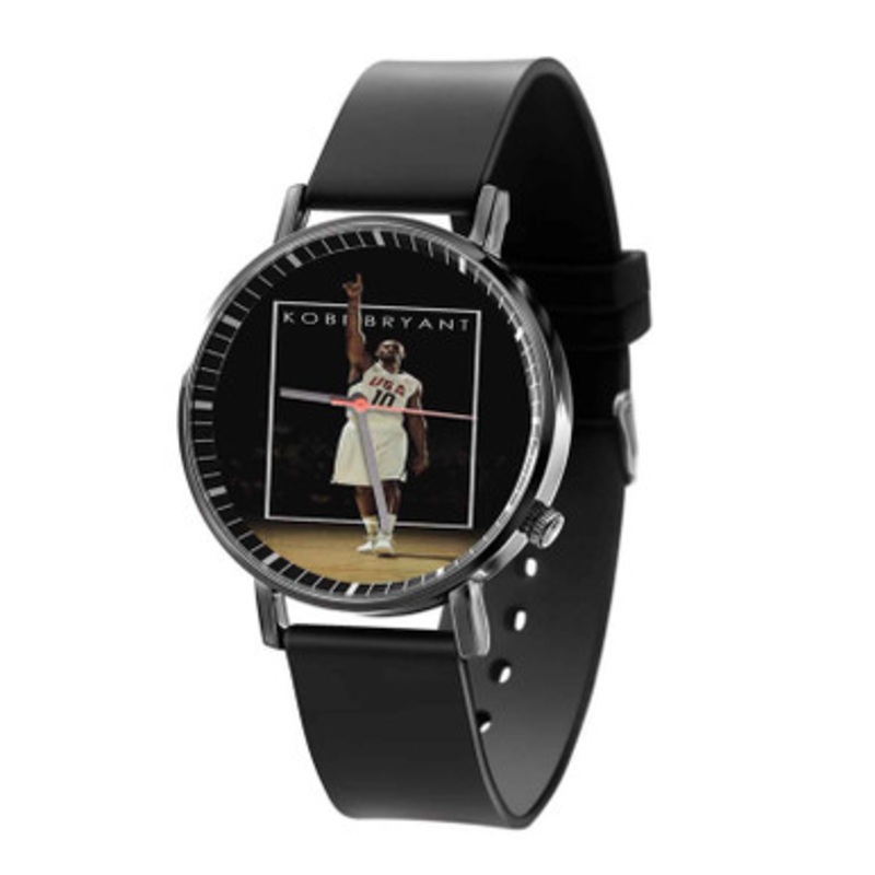 Kobe Bryant Arts Black Quartz Watch Unisex With Premium Gift Box