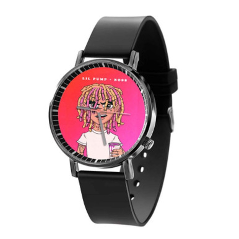 Lil Pump Boss Black Quartz Watch Unisex With Premium Gift Box
