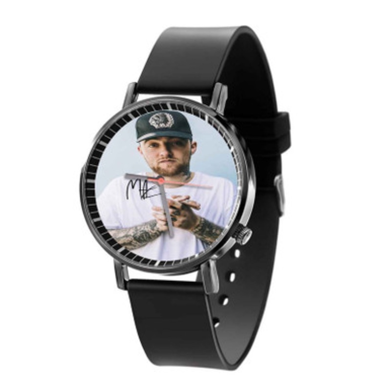 Mac Miller Black Quartz Watch Unisex With Premium Gift Box