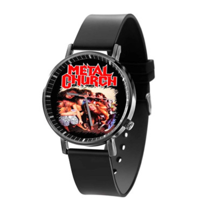 Metal Church Heavy Metal Unisex Black Quartz Watch With Premium Gift Box