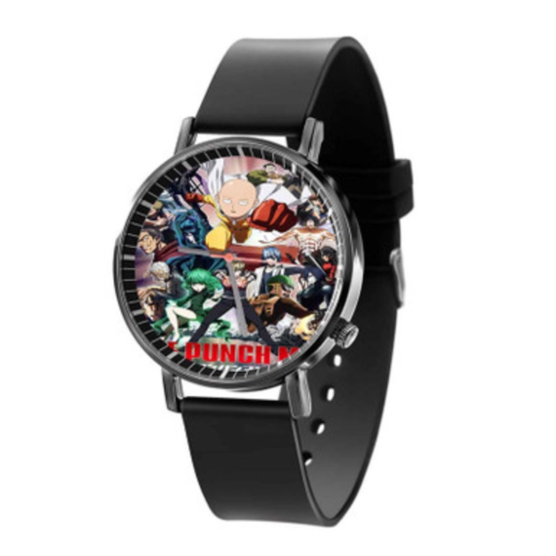 One Punch Man Arts Black Quartz Watch Unisex With Premium Gift Box