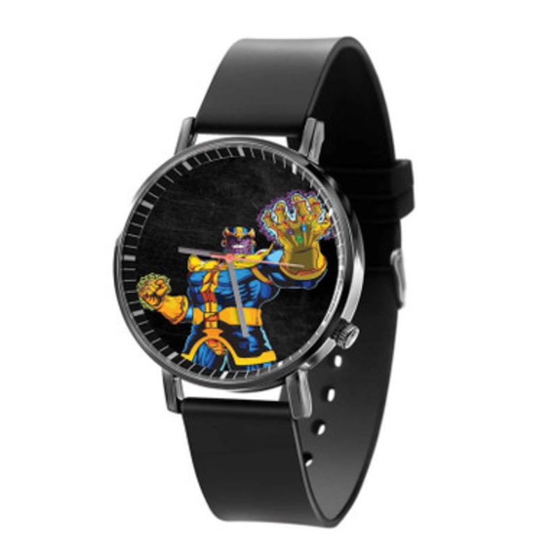 Thanos Guardians of The Galaxy Black Quartz Watch Unisex With Premium Gift Box