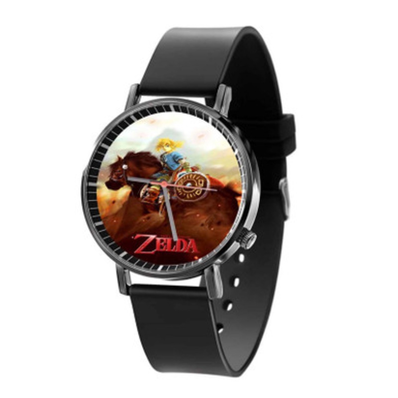 The Legend of Zelda Wii U Black Quartz Watch Unisex With Premium Gift Box