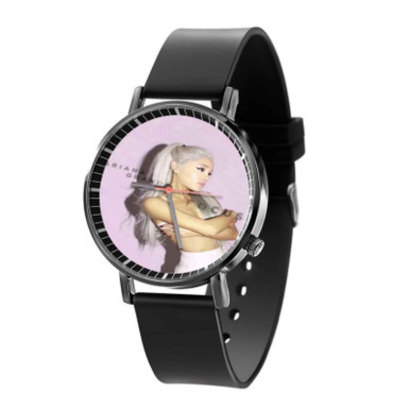 Ariana Grande Focus Black Quartz Watch Unisex With Premium Gift Box