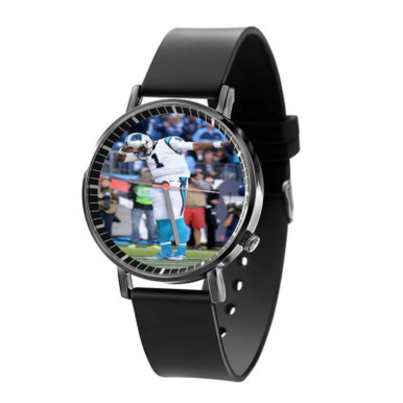 Cam Newton Carolina Panthers Black Quartz Watch Unisex With Premium Gift Box