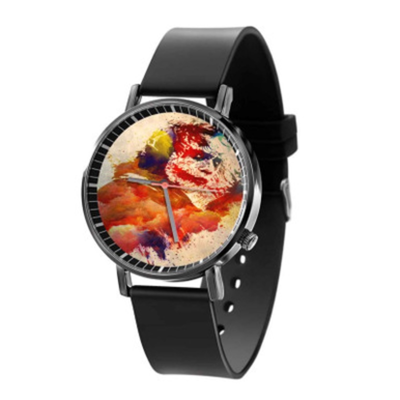 Dark Knight Joker Black Quartz Watch Unisex With Premium Gift Box