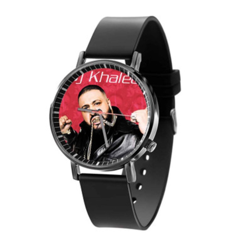 Dj Khaled Red Black Quartz Watch Unisex With Premium Gift Box