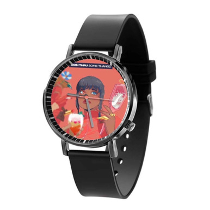 Goin Thru Some Thangz Jeremih Ty Dolla ign Black Quartz Watch Unisex With Premium Gift Box