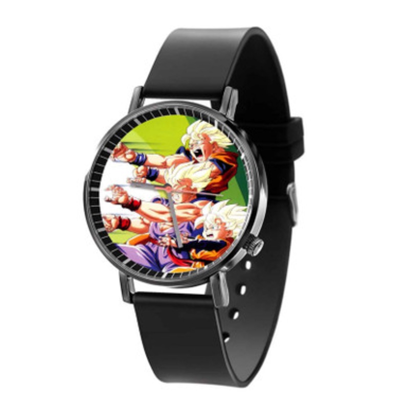 Goku Gohan Goten Kamehame Dragon Ball Z Black Quartz Watch Unisex With Premium Gift Box