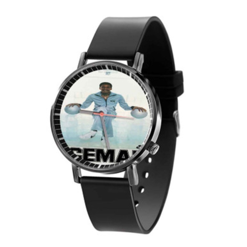 Iceman Black Quartz Watch With Premium Gift Box for Unisex