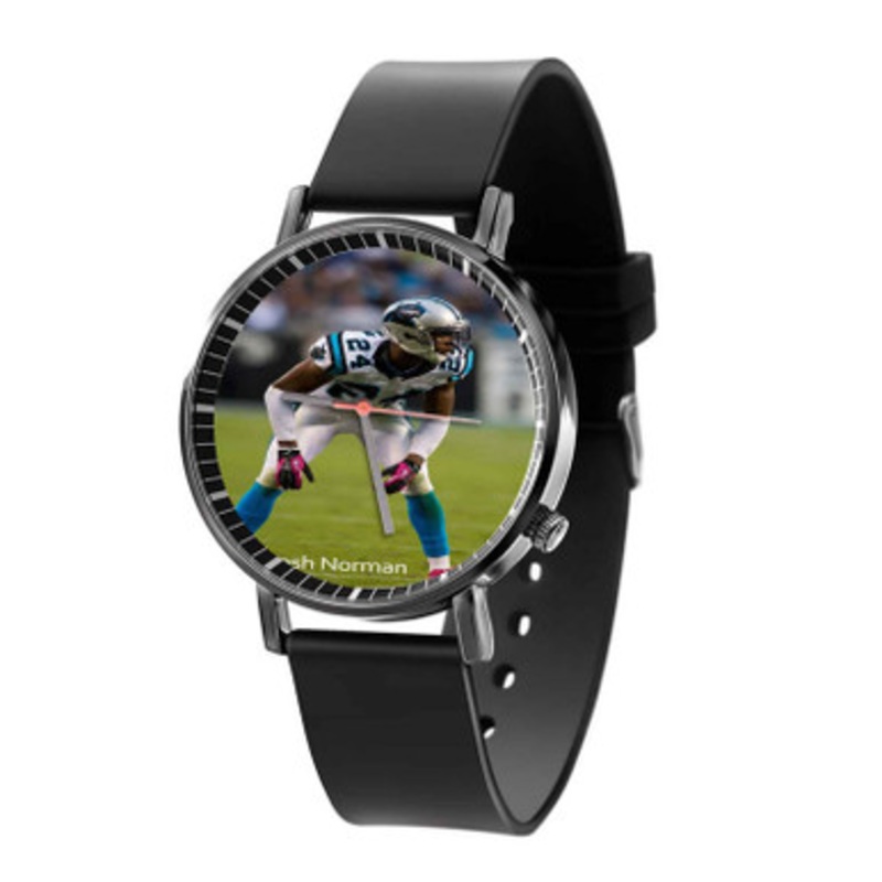 Josh Norman Black Quartz Watch Unisex With Premium Gift Box