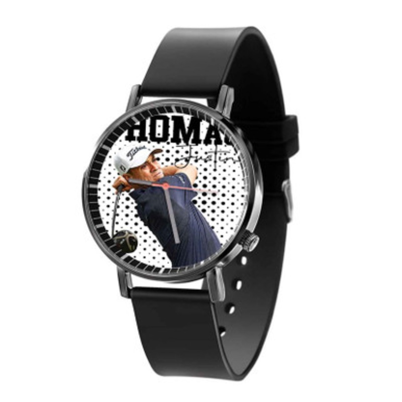 Justin Thomas Black Quartz Watch Unisex With Premium Gift Box