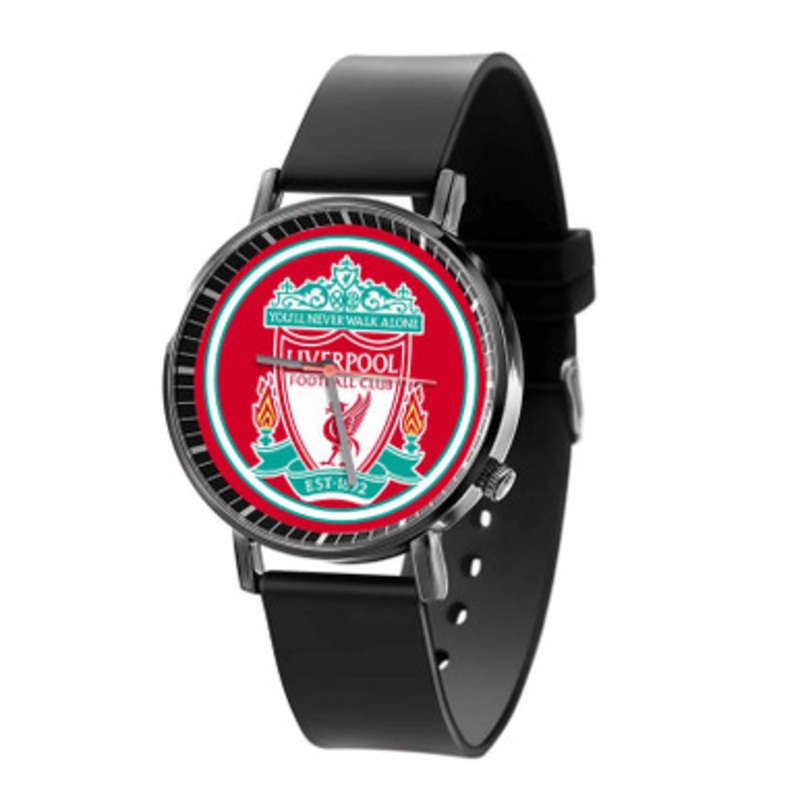 Liverpool FC Black Quartz Watch Unisex With Premium Gift Box
