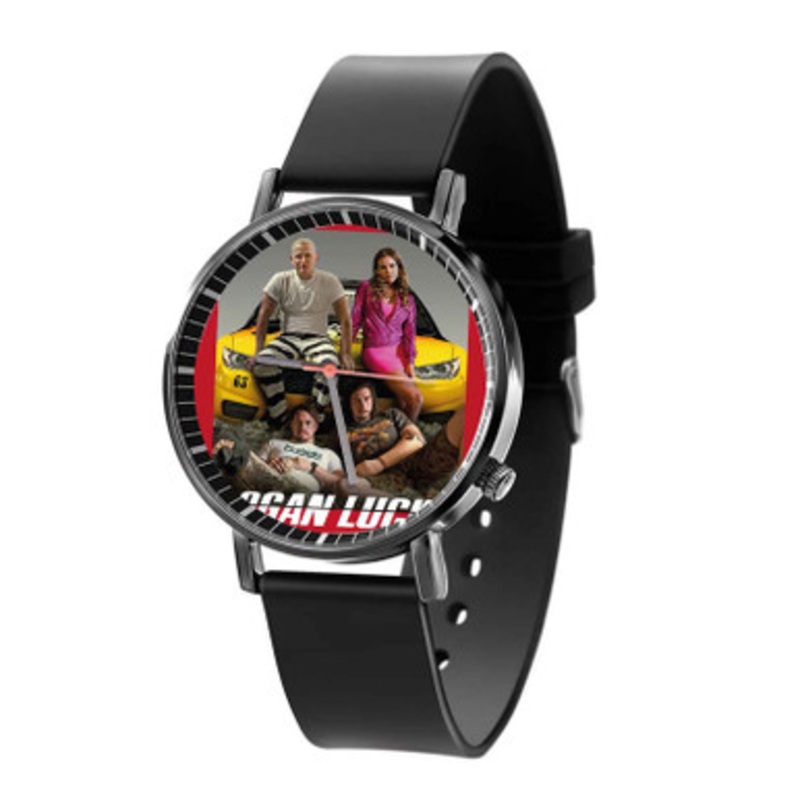 Logan Lucky Black Quartz Watch Unisex With Premium Gift Box