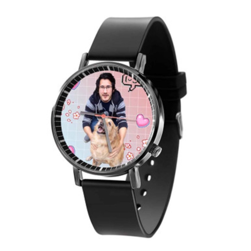 Markiplier Art Black Quartz Watch Unisex With Premium Gift Box