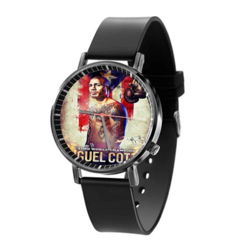 Miguel Cotto Black Quartz Watch Unisex With Premium Gift Box