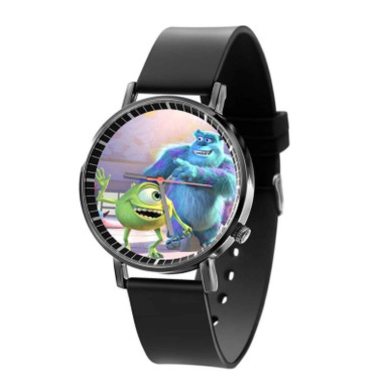 Monster University Mike and Sulley Black Quartz Watch Unisex With Premium Gift Box